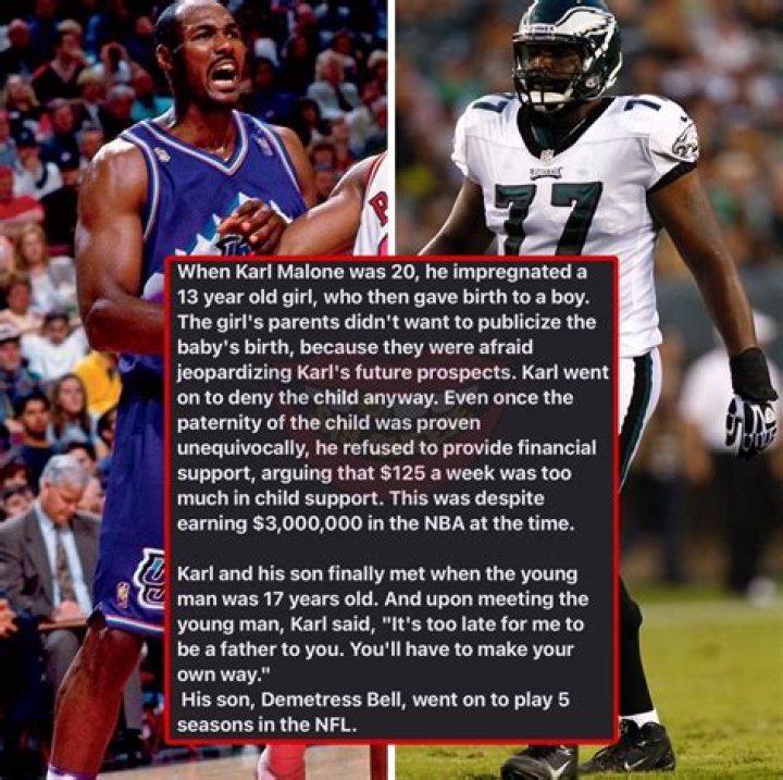 Karl Malone And Gloria Bell Were Pregnant At 13, Despite The Allegations They Made A Family
